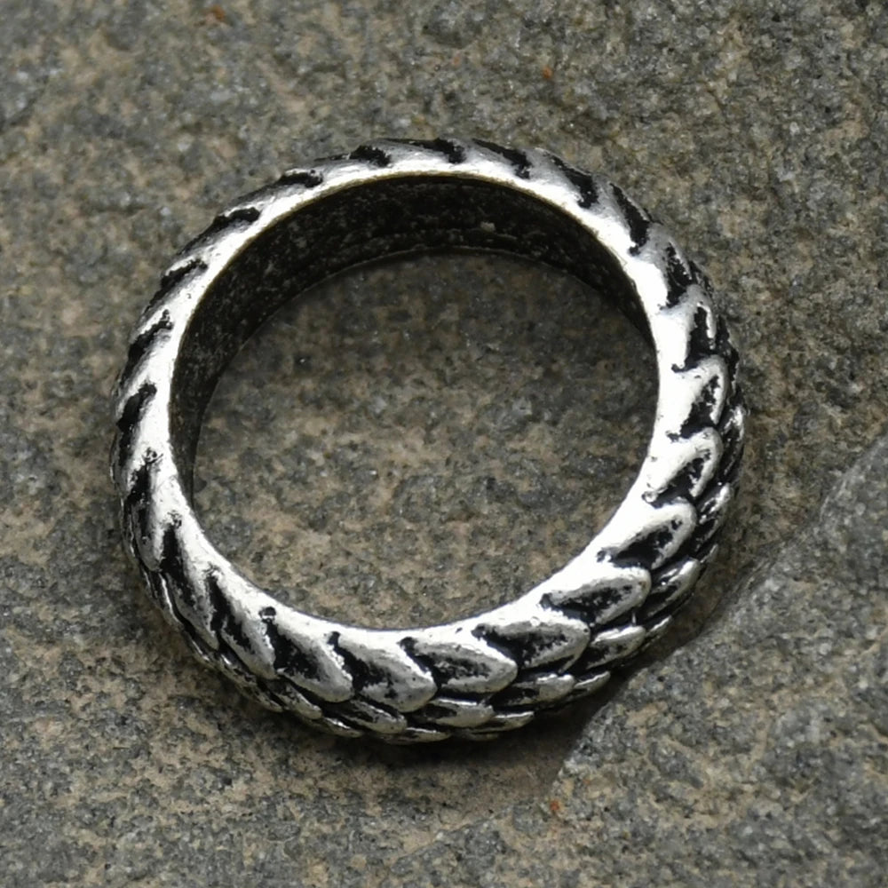 Bague rétro pour homme et femme, anneau en écailles de dragon viking, punk, hip hop, unique pour homme, petit ami, motard, bijoux, cadeau, livraison directe