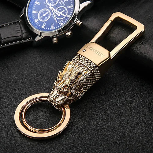 Luxury Keychains Men Women Car Key Chain for Key Ring Holder Jewelry Genuine Leather Rope Bag Pendant Custom Engraving Best Gift