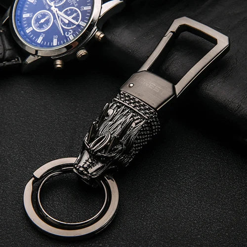 Luxury Keychains Men Women Car Key Chain for Key Ring Holder Jewelry Genuine Leather Rope Bag Pendant Custom Engraving Best Gift