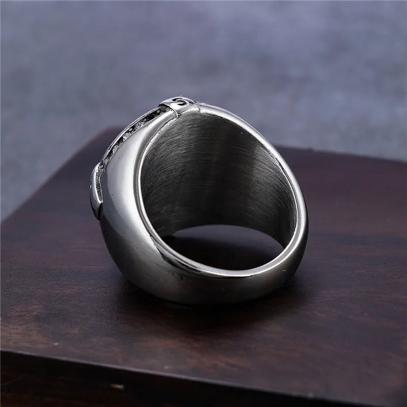 Nordic Compass Stainless Steel Ring - Madeinsea©