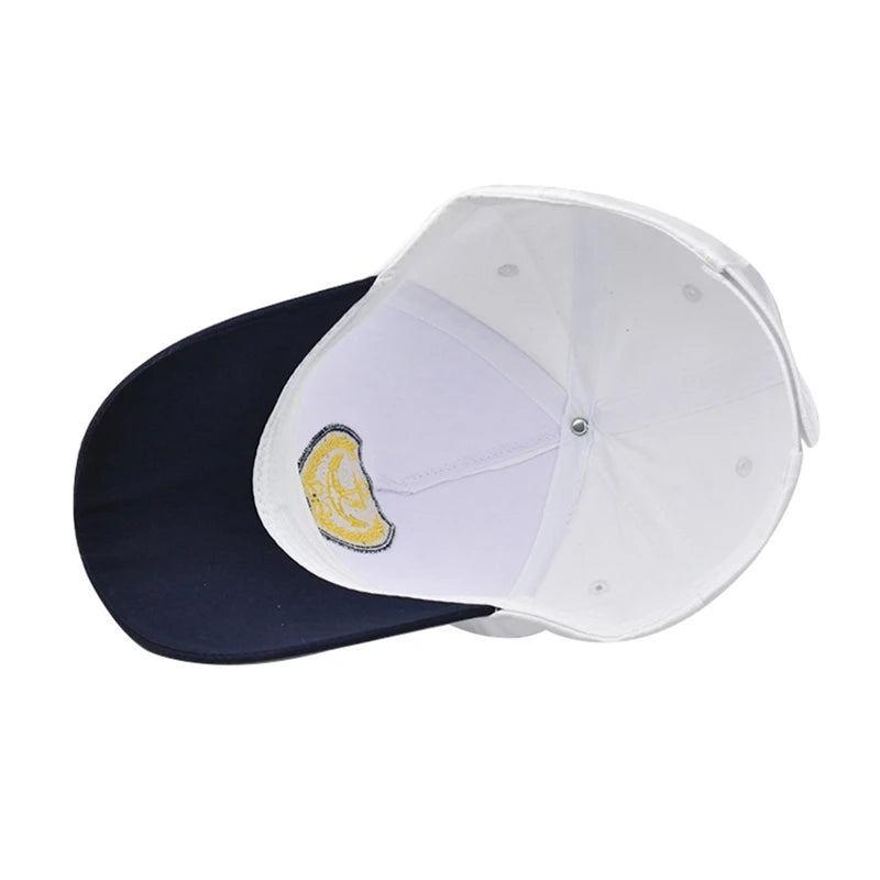 Unisex Adult Yacht Boating Baseball Hat Costume Hat Navy Captain Hat