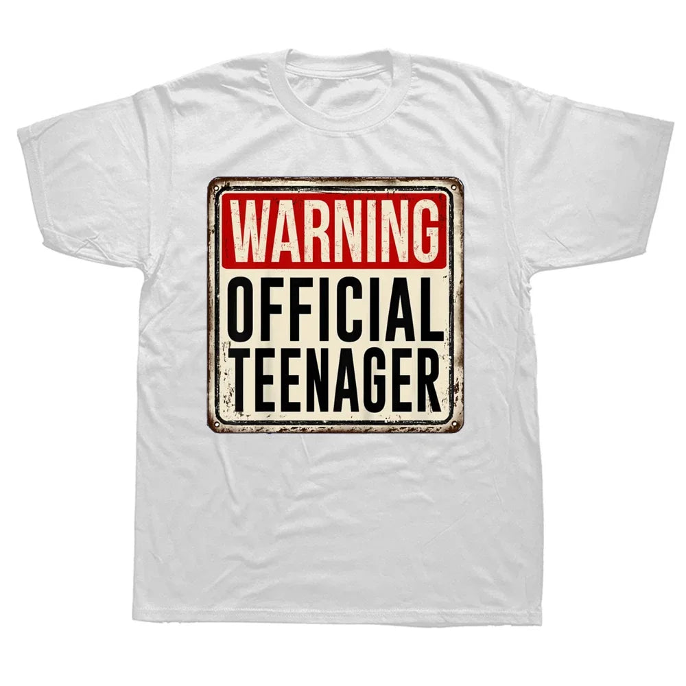 Offizielles T-Shirt für Teenager zum 13. Geburtstag, 13-jährige Jungen und Mädchen, Grafik, Baumwolle, Streetwear, kurzärmlig, Sommer-Stil