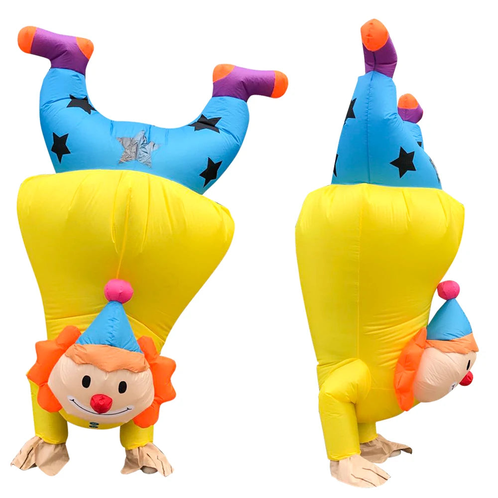 Disfraz inflable de payaso adulto, divertido traje inflable de ballet para Halloween, Purim, disfraces de bailarina de lujo para cosplay para hombre y mujer