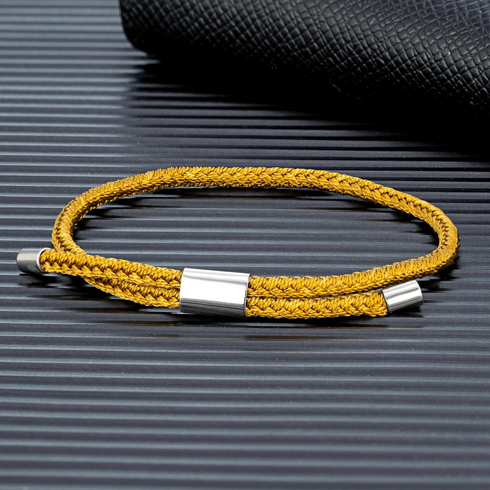 MKENDN Minimalist Men Women Adjustable Nautical Rope Bracelet For Men Women Bracelets Surfering Jewelry Gifts