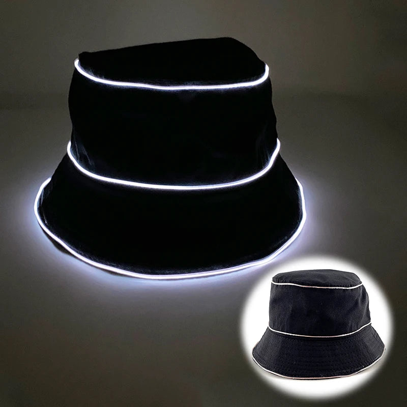 New Arrival Pearlescent Cowboy Hat Dance Costume Decorate Glowing Cowgirl Cap Glowing For Neon NightClub