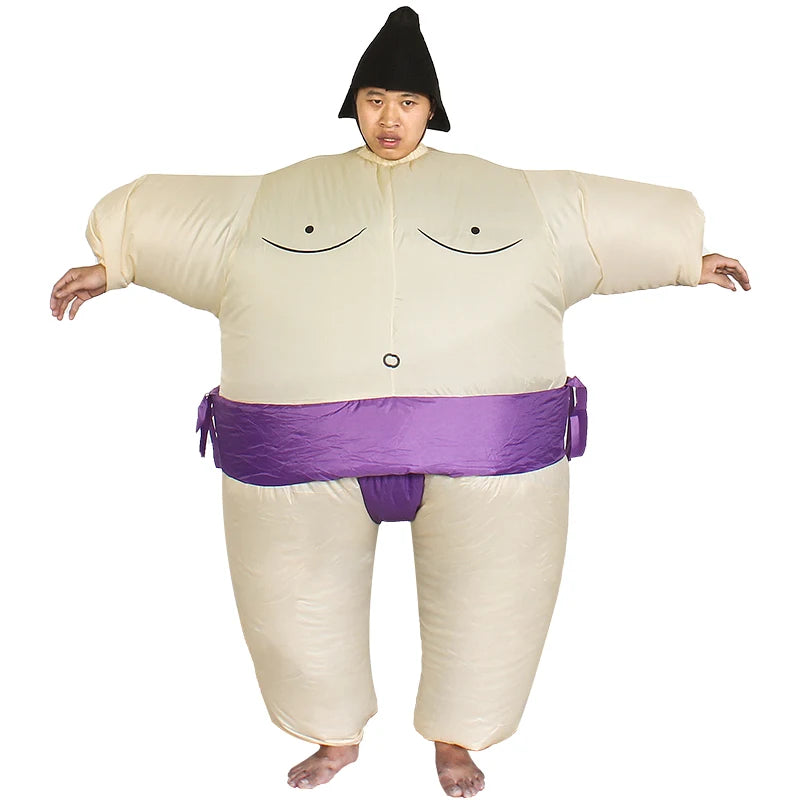 Inflatable Sumo Costume Party Role Play Dress Up Funny Fighter Costumes Suit Disfraz Halloween Cosplay Costumes For kids Adult