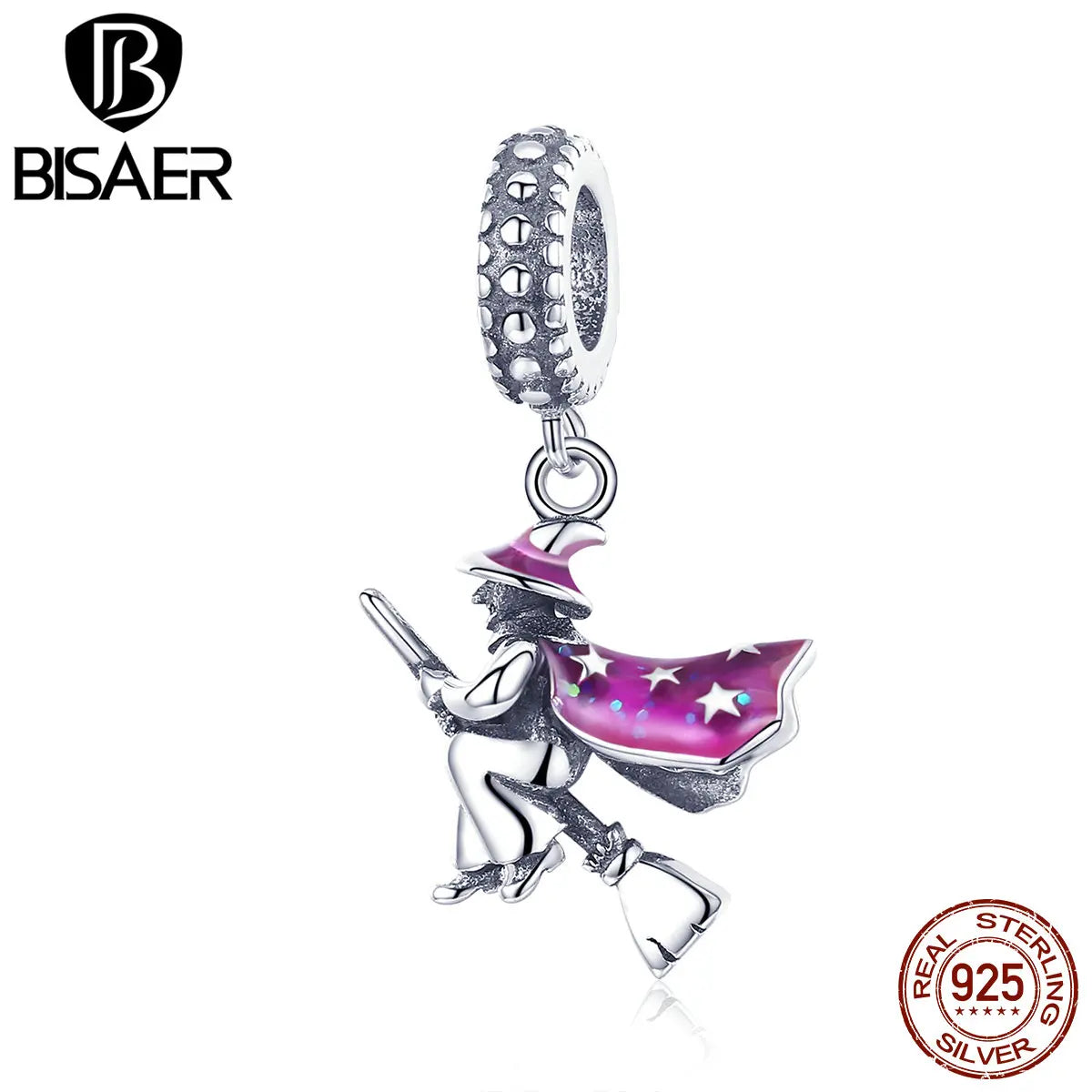 BISAER 100% Sterling Silver Custom Charms Bead For Custom Women