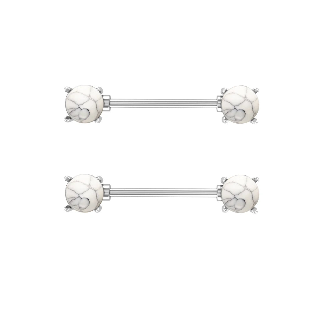 Both Sides Unscrew Chain Dangled Nipple Piercing Barbell Stainless Steel Flower Crystal Nipple Shield Cover Nipple Rings Jewelry