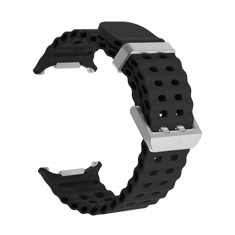 Marine Band For Samsung Galaxy Watch Ultra 47mm Sports Silicone Strap Bracelet For Samsung Galaxy Ultra Watchband Accessories