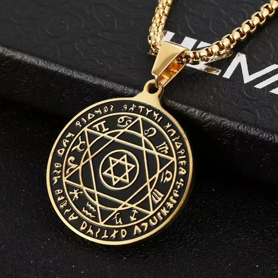 New Fashion Zircon Star of David Pendant Men Women Trend Charm Hexagonal Star Necklace Daily Casual Jewelry Gift