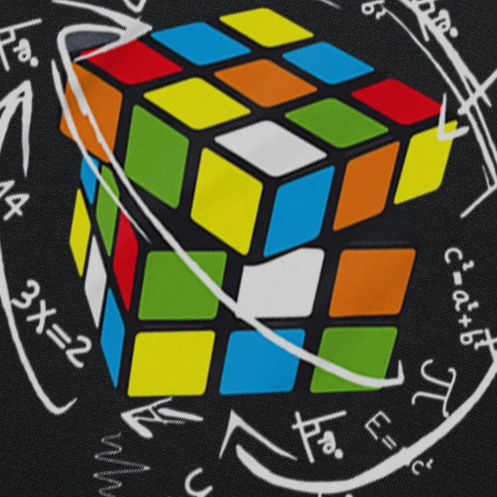 Camisetas divertidas y lindas de algodón con diseño de Rubik Rubix Rubics para profesores de matemáticas, ropa de calle, regalos de cumpleaños, camisetas de verano