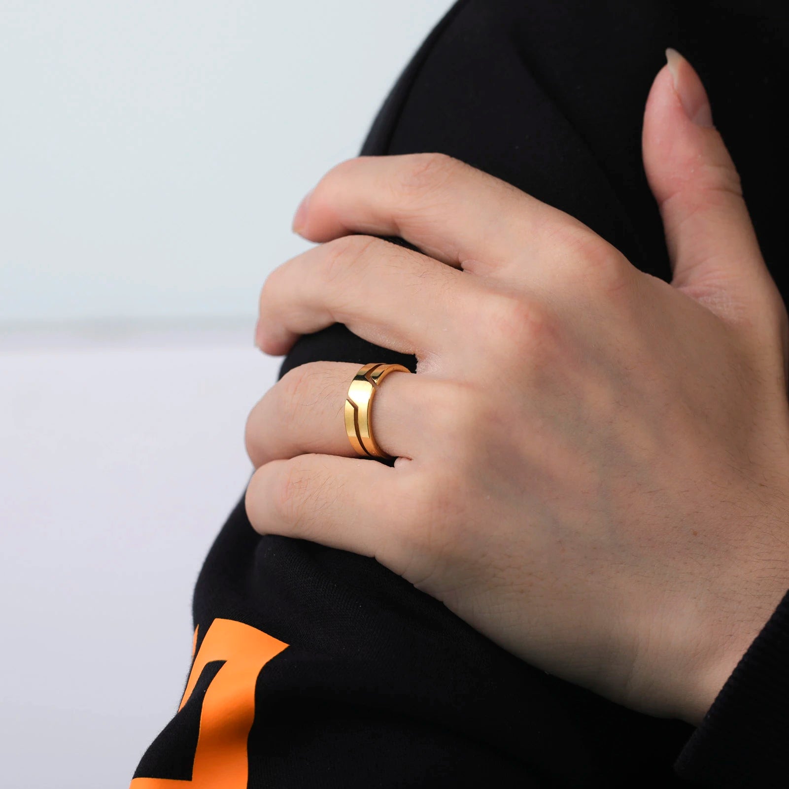 Bague de couple simple en acier inoxydable à la mode Dreamtimes pour hommes et femmes, bagues décontractées, bijoux, cadeau d'anniversaire de fiançailles 2023