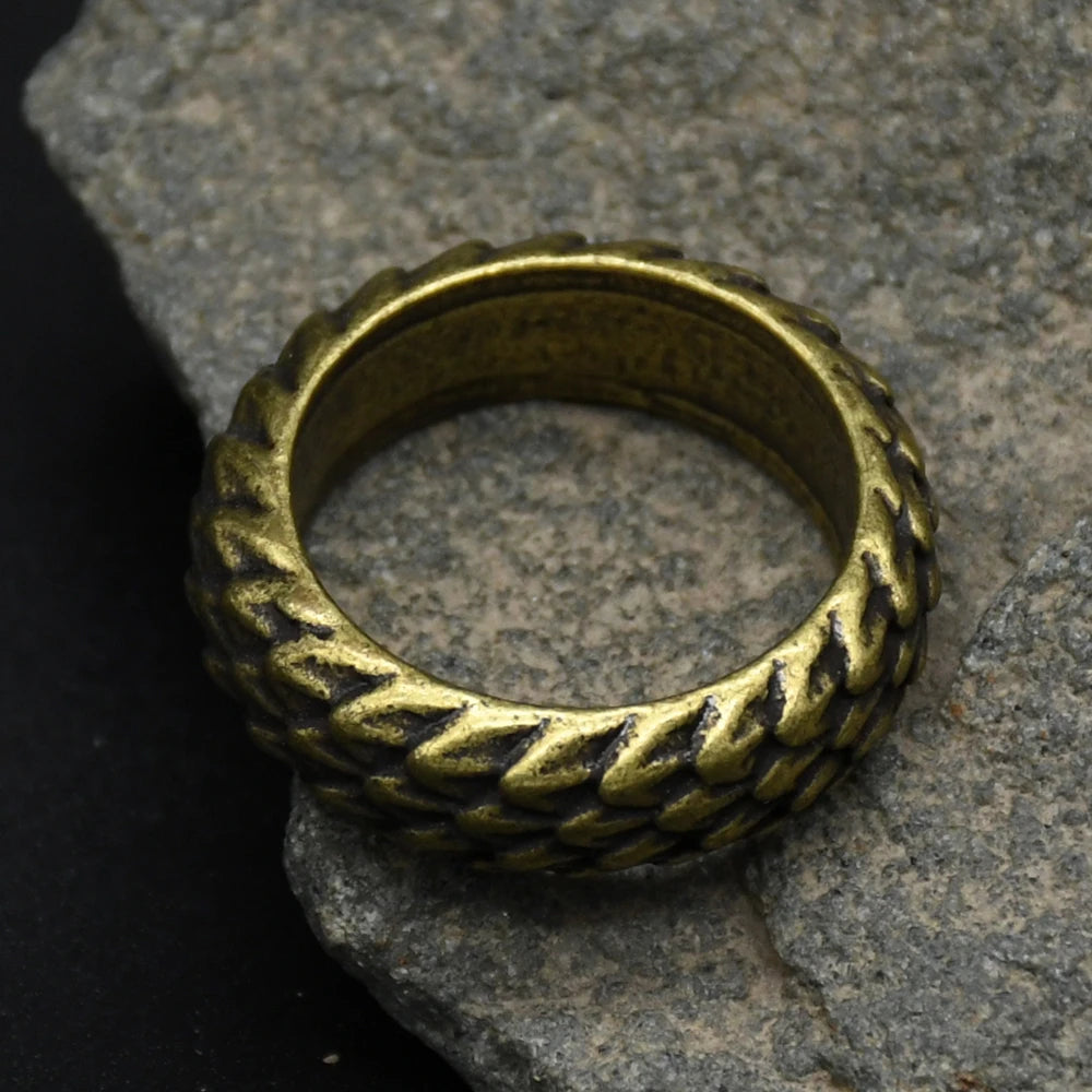 Bague rétro pour homme et femme, anneau en écailles de dragon viking, punk, hip hop, unique pour homme, petit ami, motard, bijoux, cadeau, livraison directe