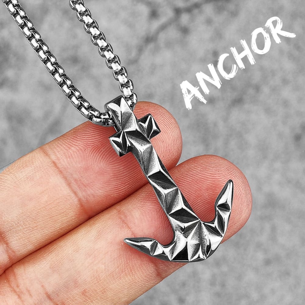Men's Anchor Necklace, Anchor Jewelry, Sea Necklace, Nautical Pendant ,  Beach Jewelry, Surfer Gift , Sailor Necklace, Men's Jewelry - Etsy