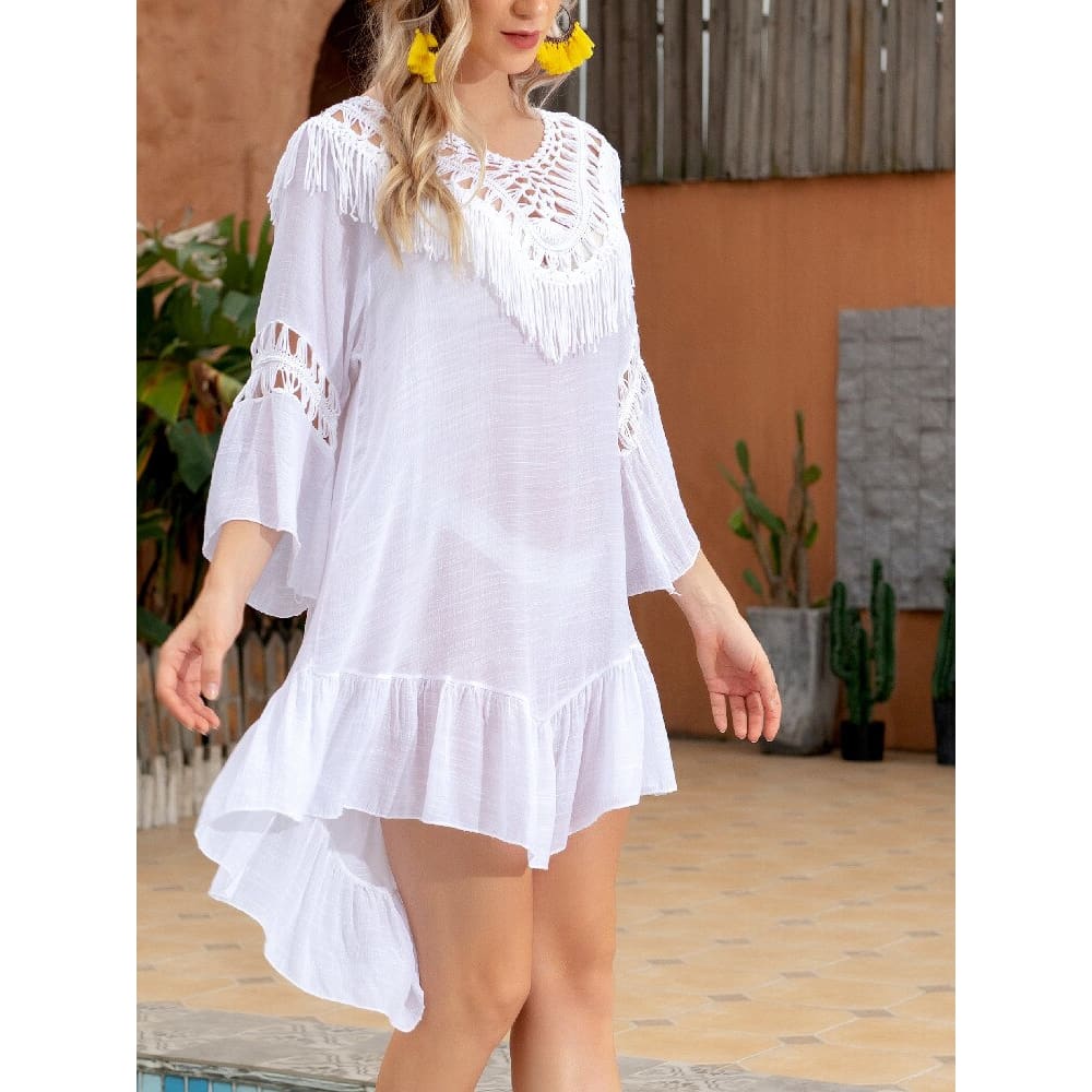 Bohemian White Beach Dress