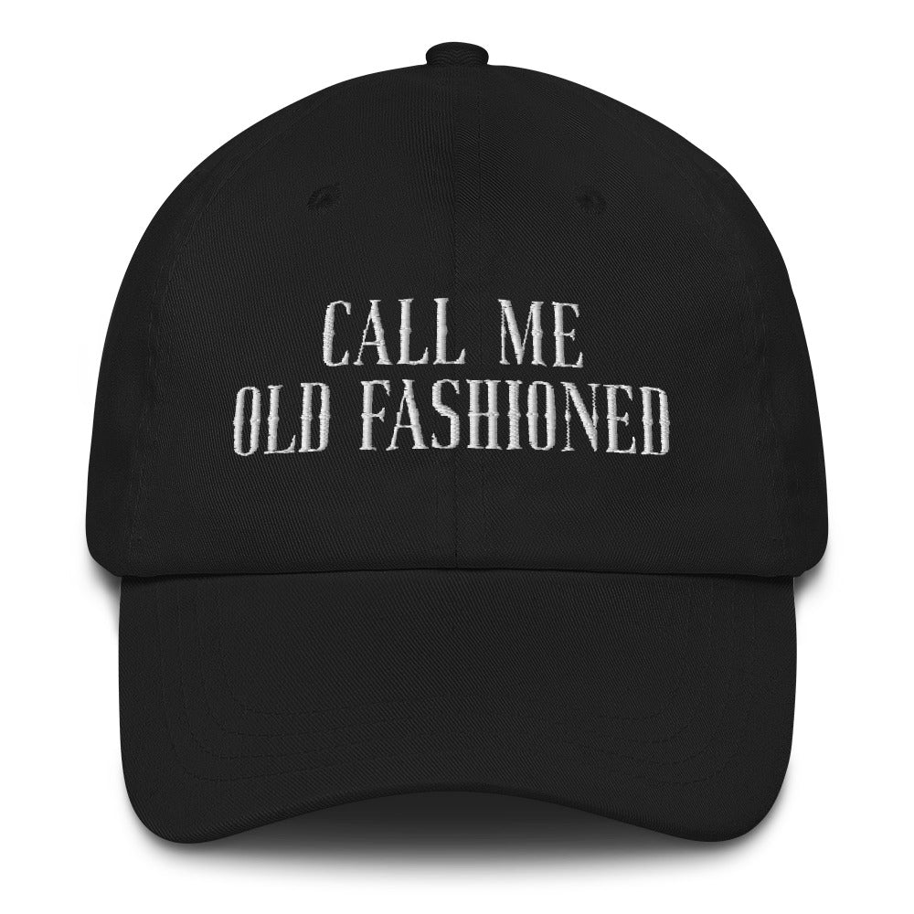 Call Me Old Fashioned Hat, Whiskey Funny Gift, Whiskey Lover Hat, Bourbon Lover Gifts, Drinking Dad Cap, Funny Bourbon Drinking Gift Hat - Madeinsea©