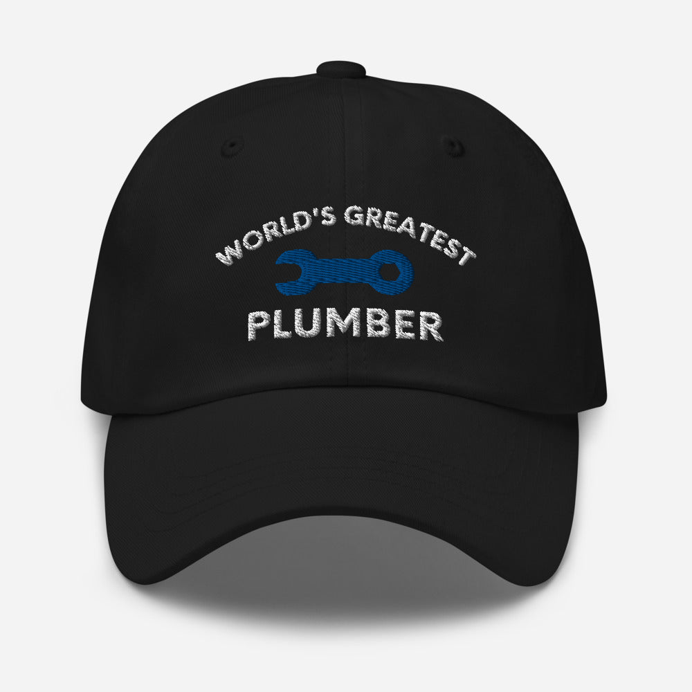 Funny plumber hat, Plumber Dad hat, Funny plumber gift, Plumber birthday gift, Worlds greatest plumber, Funny plumber present, Plumber cap - Madeinsea©