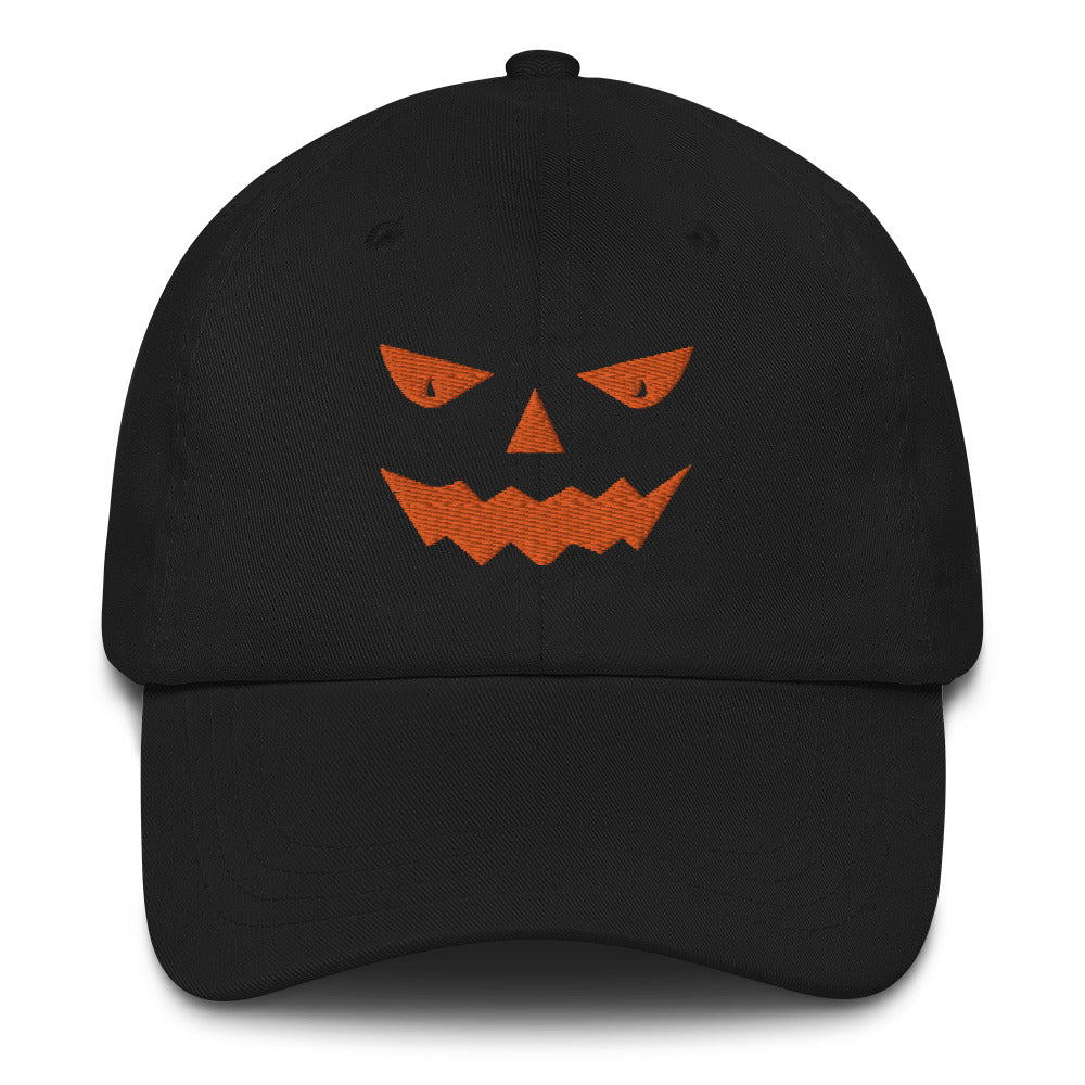 Halloween Pumpkin Baseball Cap, Embroidered Halloween Dad Hat, Expressive Pumpkins, Pumpkin Face, Halloween Hat, Spooky Hat, Trick or Treat