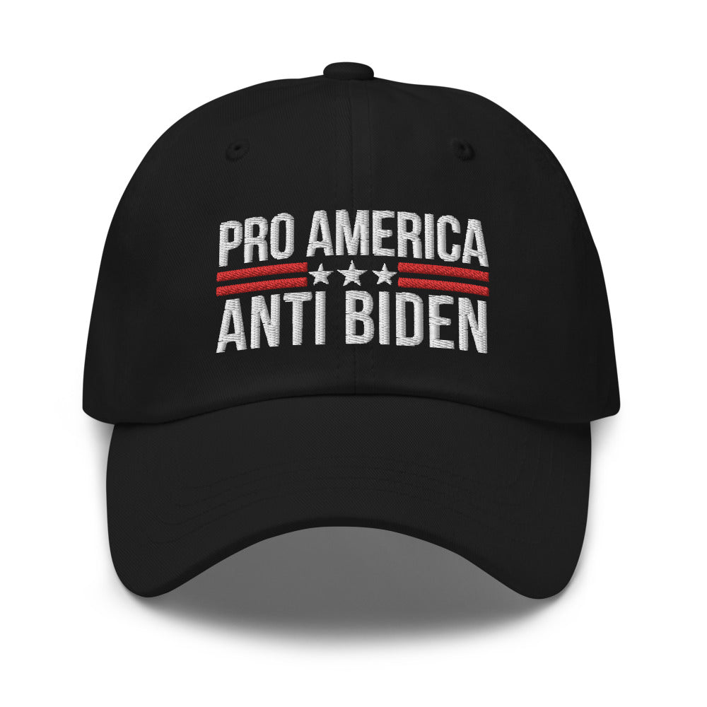 Sombrero de papá Pro America Anti Biden, gorra Pro America Anti Biden, sombrero Impeach Biden, sombrero Anti Biden, gorra Anti Biden, anti-biden pro-américa