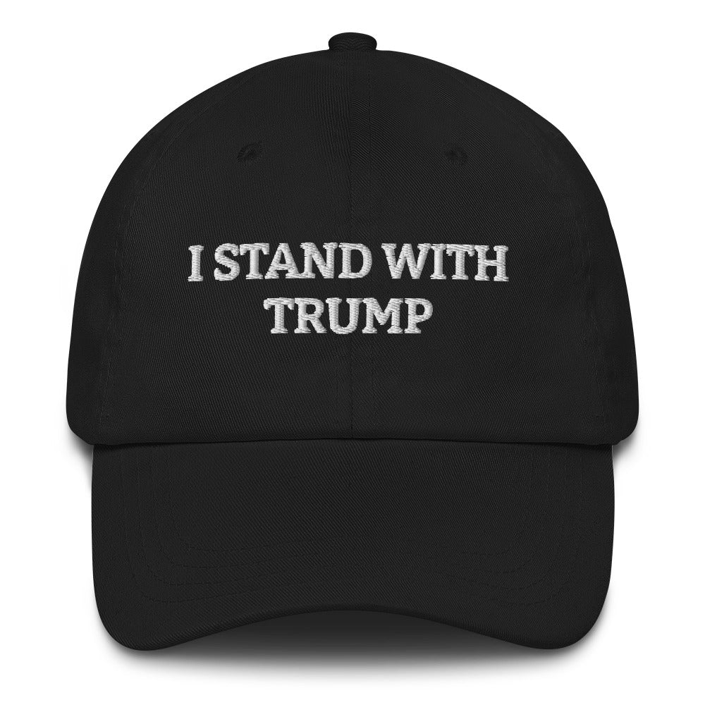 I Stand With Trump Hat, Free Trump Dad Hat, Pro America Cap, Republican Hats, Republican Gifts, Conservative Hat, FJB Baseball Hat - Madeinsea©