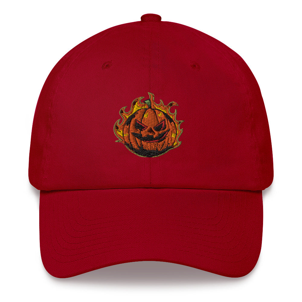 Halloween Pumpkin Baseball Cap, Embroidered Halloween Dad Hat, Expressive Pumpkins, Pumpkin Face, Halloween Hat, Spooky Hat, Trick or Treat - Madeinsea©