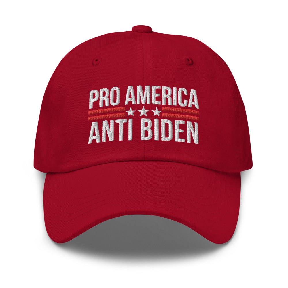 Pro America Anti Biden Dad hat, Pro America Anti Biden cap, Impeach Biden Hat, Anti Biden Hat, Anti Biden Cap, pro-america anti-biden