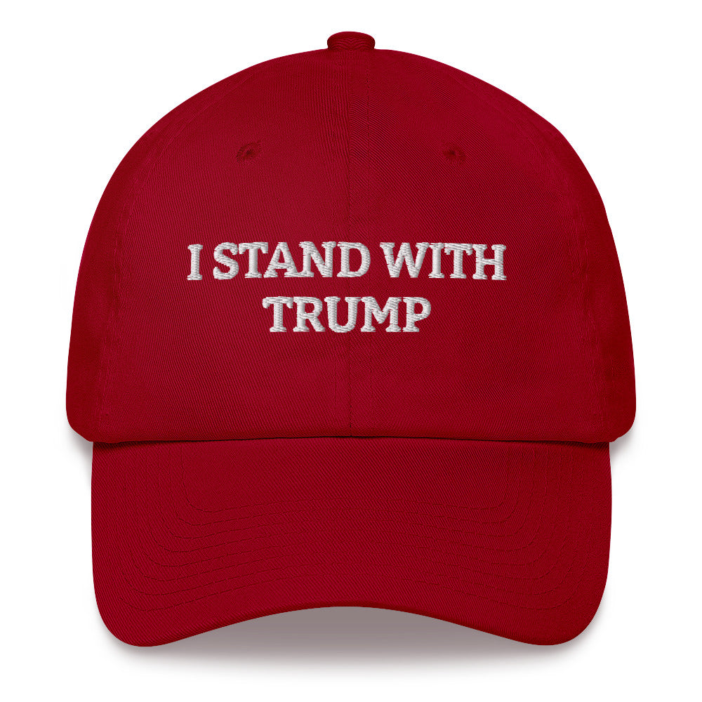 I Stand With Trump Hat, Free Trump Dad Hat, Pro America Cap, Republican Hats, Republican Gifts, Conservative Hat, FJB Baseball Hat - Madeinsea©