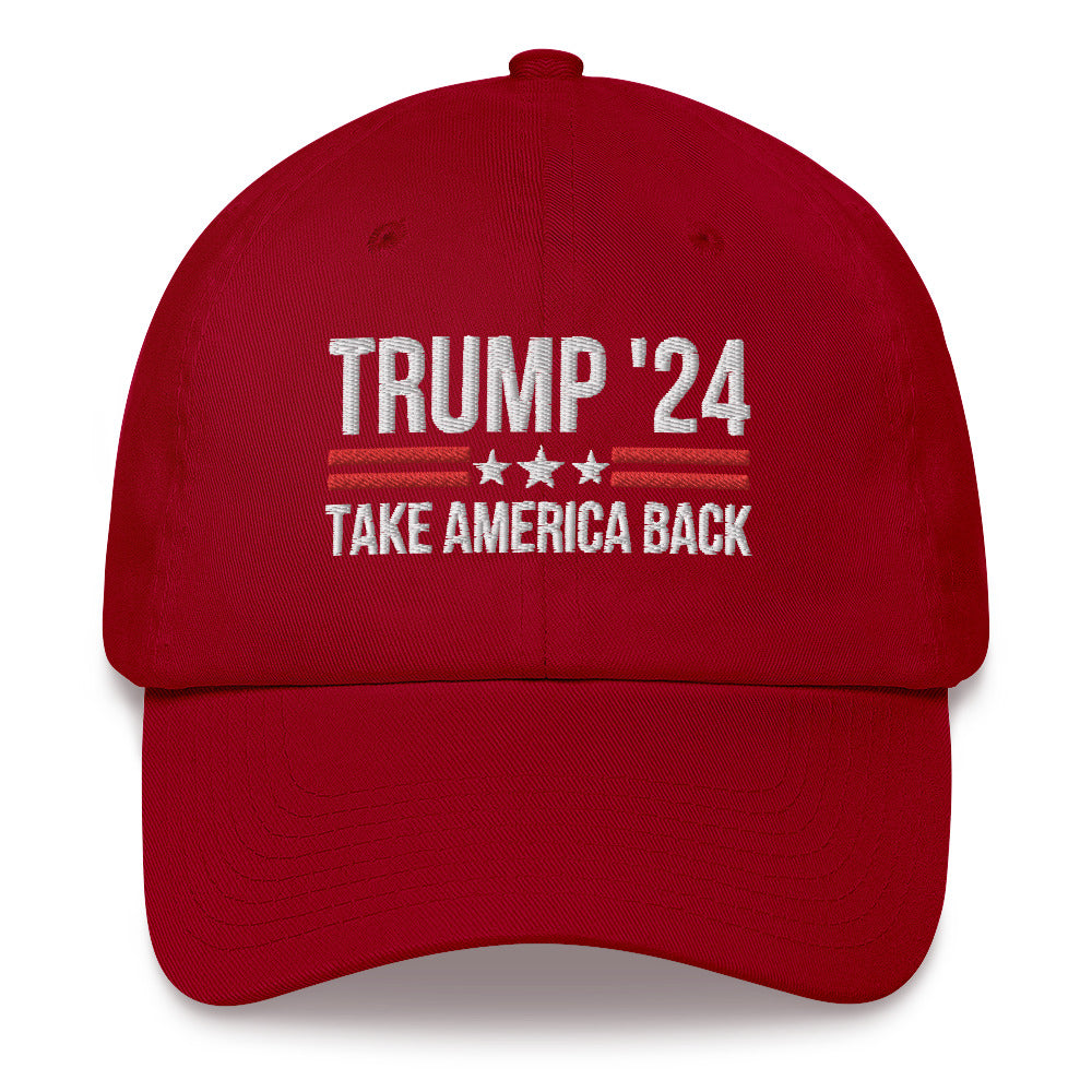 TRUMP 2024 Take America Back Hat, Take America Back Dad Hat, 24 Trump Baseball Cap, MAGA 2024 Hat, Republican Gifts, Conservative Hats - Madeinsea©