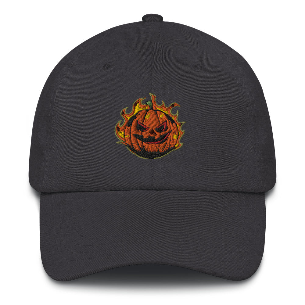 Halloween Pumpkin Baseball Cap, Embroidered Halloween Dad Hat, Expressive Pumpkins, Pumpkin Face, Halloween Hat, Spooky Hat, Trick or Treat - Madeinsea©