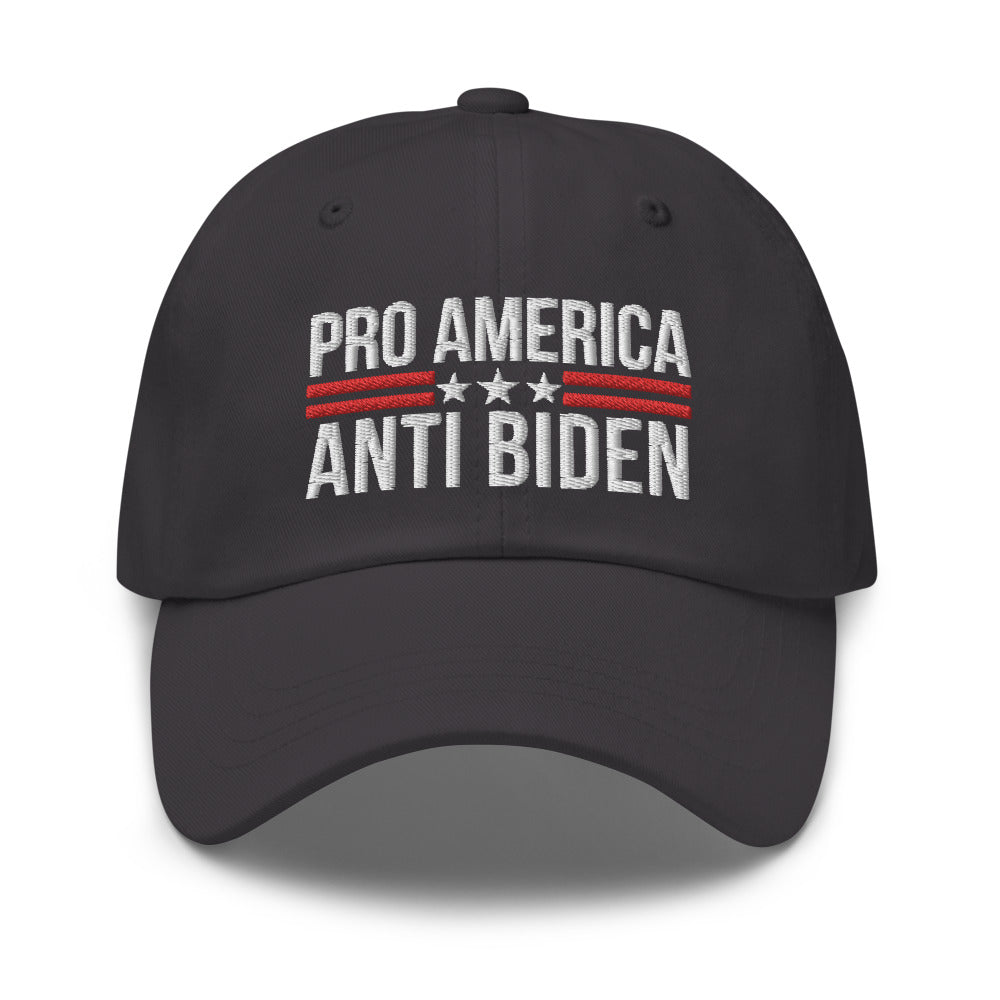 Pro America Anti Biden Dad hat, Pro America Anti Biden cap, Impeach Biden Hat, Anti Biden Hat, Anti Biden Cap, pro-america anti-biden - Madeinsea©