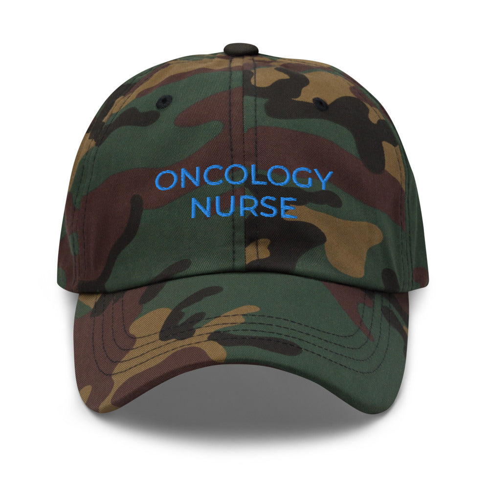 Sombrero de enfermera de oncología, regalo de enfermera de oncología, gorra de béisbol de enfermera de oncología, gorra de enfermera de oncología, equipo de enfermera de oncología, enfermera de oncología