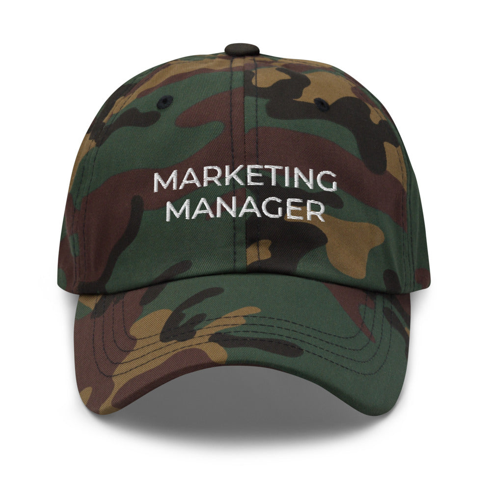 Marketer Hat, Marketing Manager Hat, Marketing Office Hat, Marketing Director Hat, gift for manager, Marketing Manager Dad hat, baseball cap - Madeinsea©