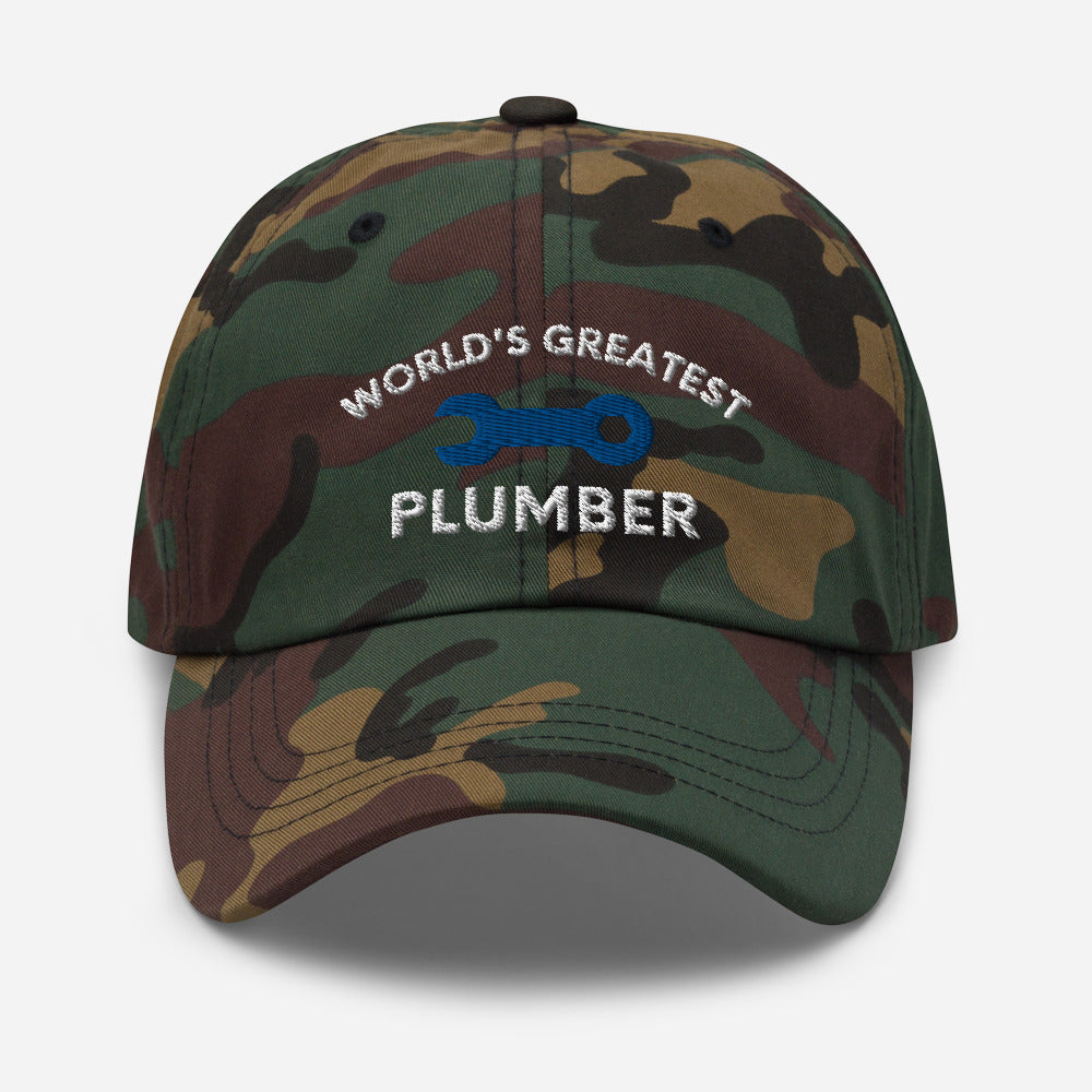 Funny plumber hat, Plumber Dad hat, Funny plumber gift, Plumber birthday gift, Worlds greatest plumber, Funny plumber present, Plumber cap - Madeinsea©