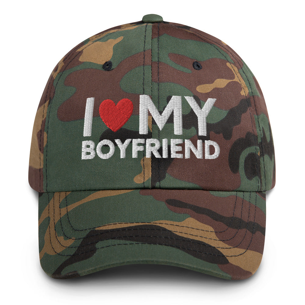 I Love My Boyfriend Hat, Boyfriend, Love, Love My Boyfriend, Boyfriend Cap, Valentine Hat, Anniversary Gift, Relationship Status Hat