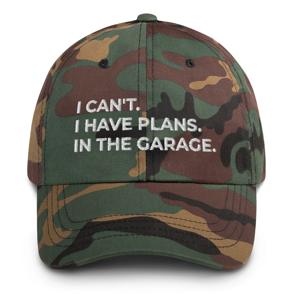 Car Mechanic Hat, Car Engineer Cap, I Cant I Have Plans In The Garage, Funny Mechanic Gift, Proud Mechanic, Auto Mechanic Gift, Mechanic Cap