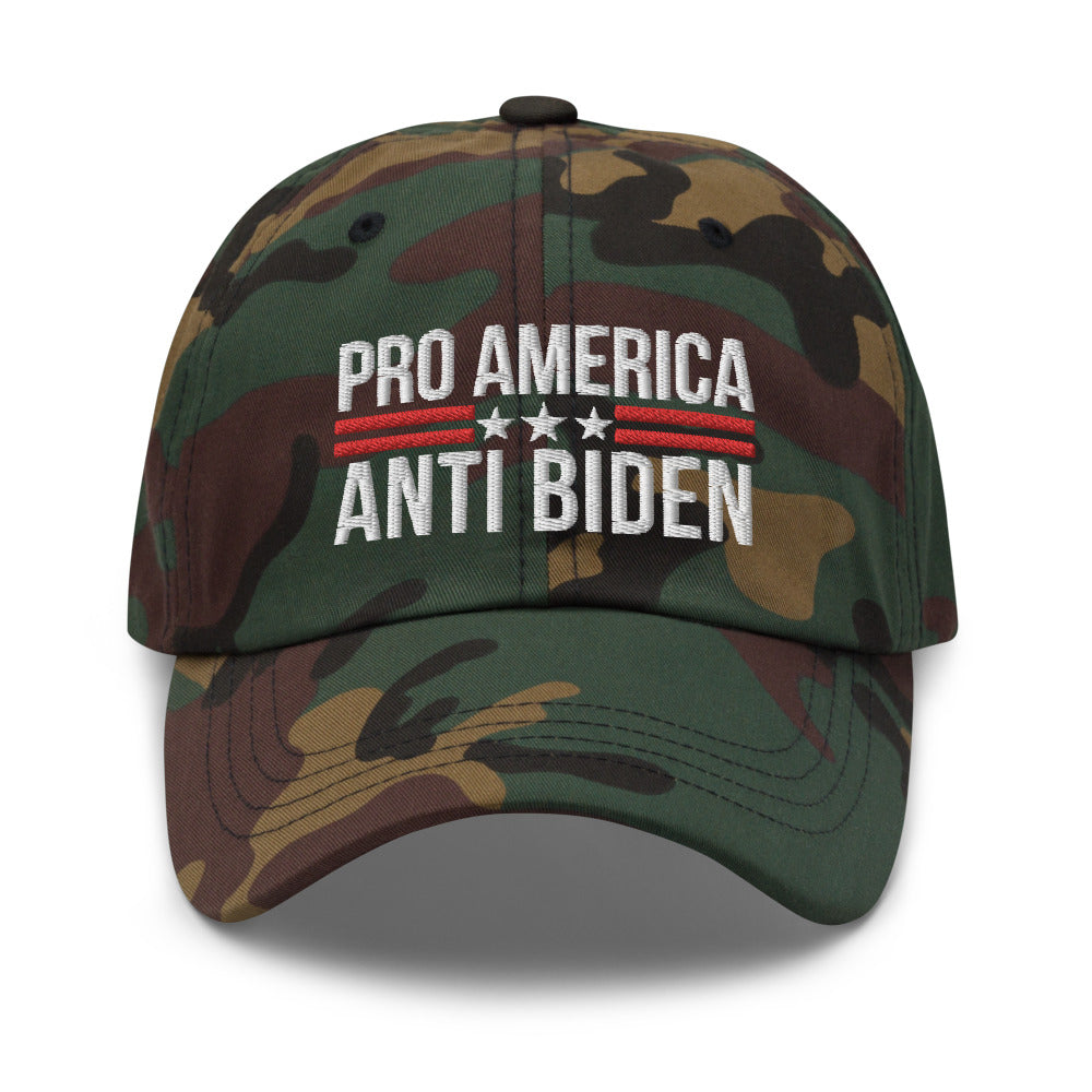 Pro America Anti Biden Dad hat, Pro America Anti Biden cap, Impeach Biden Hat, Anti Biden Hat, Anti Biden Cap, pro-america anti-biden - Madeinsea©