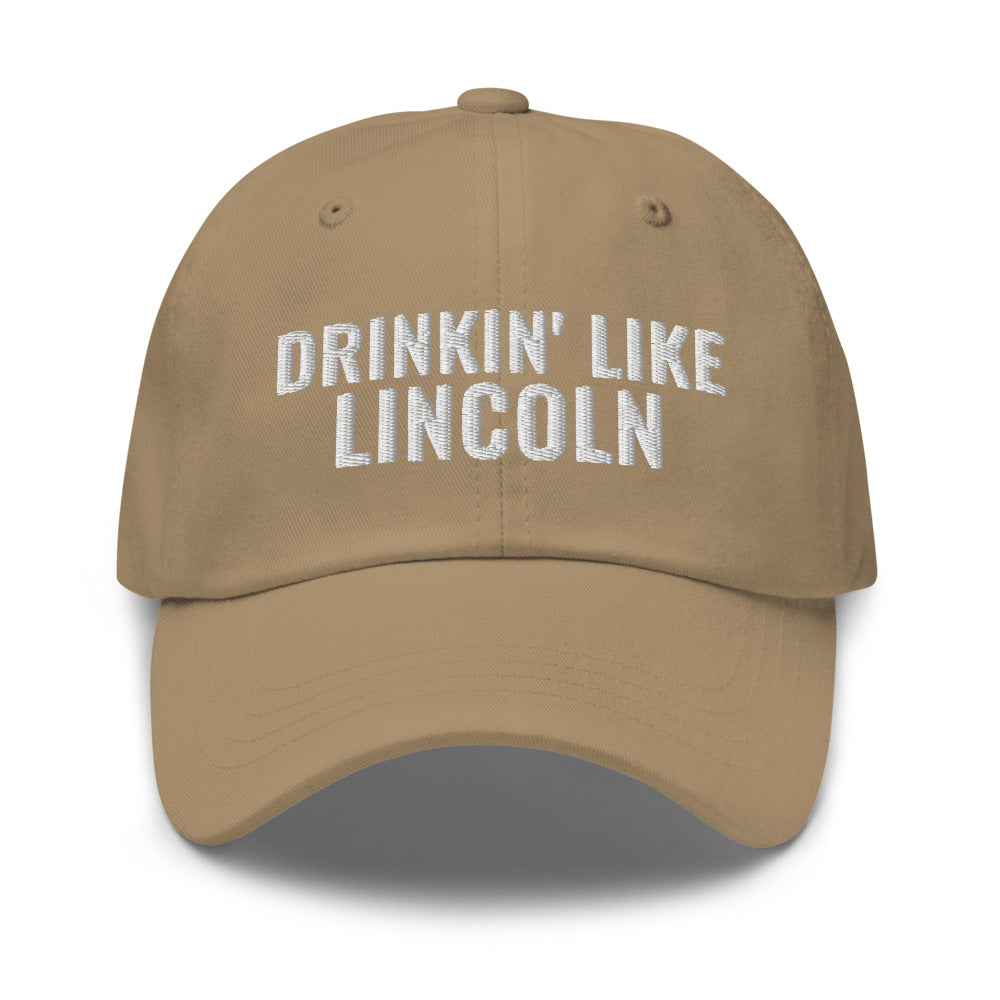 4th of July Hat, Drinking Like Lincoln, Abraham Lincoln Hat, Drinkin Like Lincoln, Drinking Like Lincoln Funny Hat, Independence Day Hat - Madeinsea©