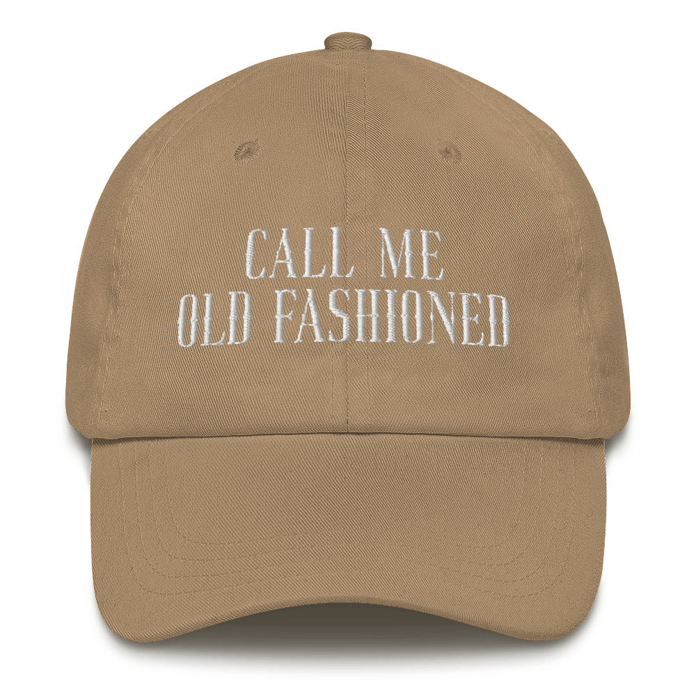 Call Me Old Fashioned Hat, Whiskey Funny Gift, Whiskey Lover Hat, Bourbon Lover Gifts, Drinking Dad Cap, Funny Bourbon Drinking Gift Hat - Madeinsea©