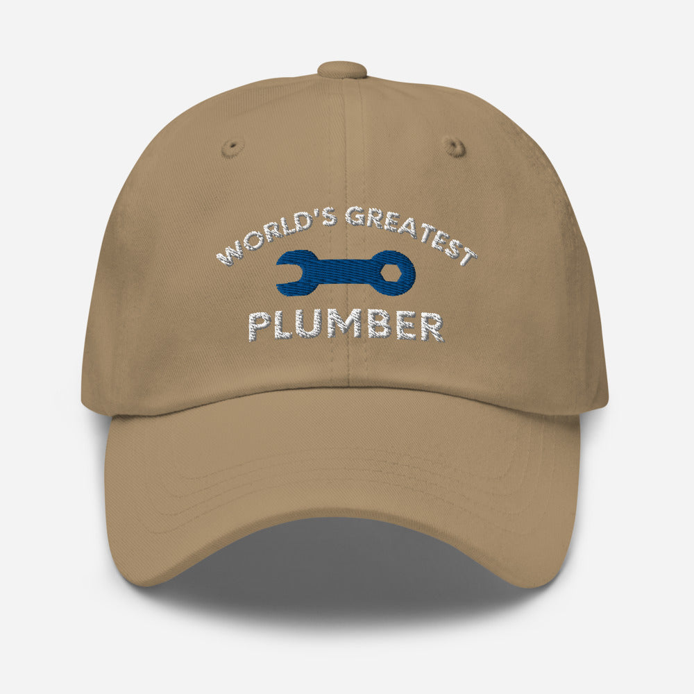 Funny plumber hat, Plumber Dad hat, Funny plumber gift, Plumber birthday gift, Worlds greatest plumber, Funny plumber present, Plumber cap - Madeinsea©