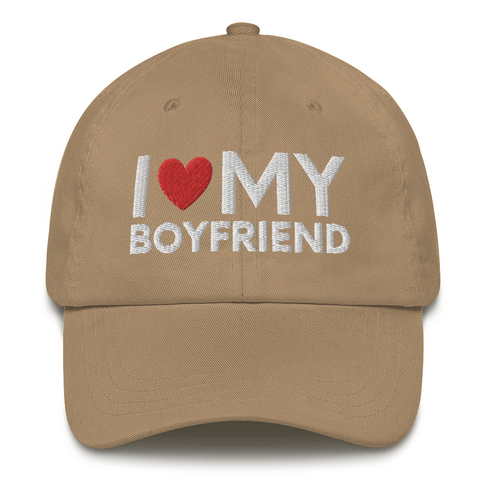 I Love My Boyfriend Hat, Boyfriend, Love, Love My Boyfriend, Boyfriend Cap, Valentine Hat, Anniversary Gift, Relationship Status Hat