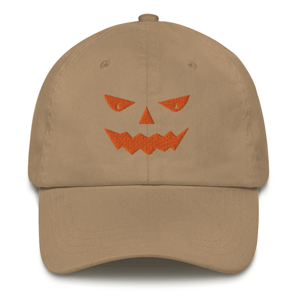 Halloween Pumpkin Baseball Cap, Embroidered Halloween Dad Hat, Expressive Pumpkins, Pumpkin Face, Halloween Hat, Spooky Hat, Trick or Treat - Madeinsea©