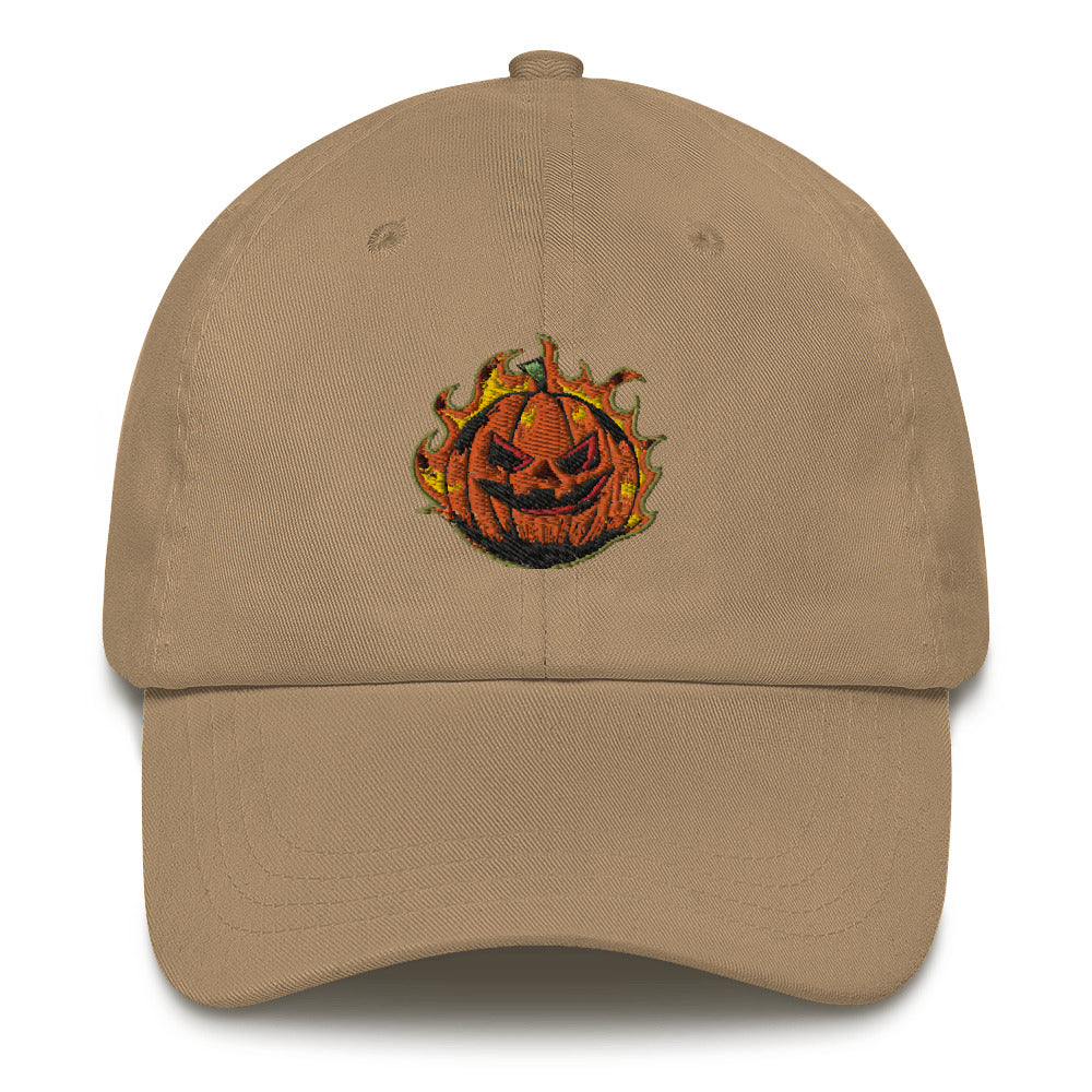 Halloween Pumpkin Baseball Cap, Embroidered Halloween Dad Hat, Expressive Pumpkins, Pumpkin Face, Halloween Hat, Spooky Hat, Trick or Treat - Madeinsea©