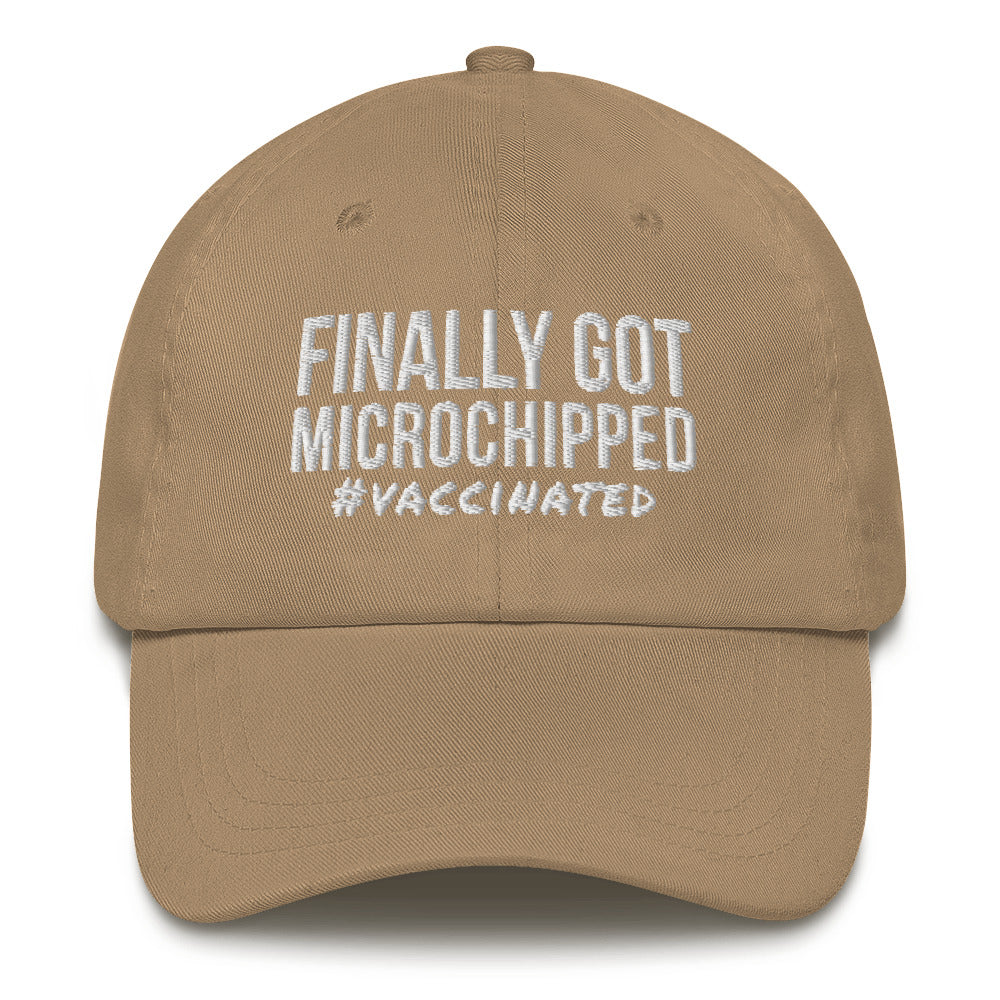 Finally Got Microchipped- Vaccinated Hat, Vaccine Hat, Virus Hats, Vaccinated Hats, Quarantine Hats, Lockdown Hat, Nurse Gift - Madeinsea©