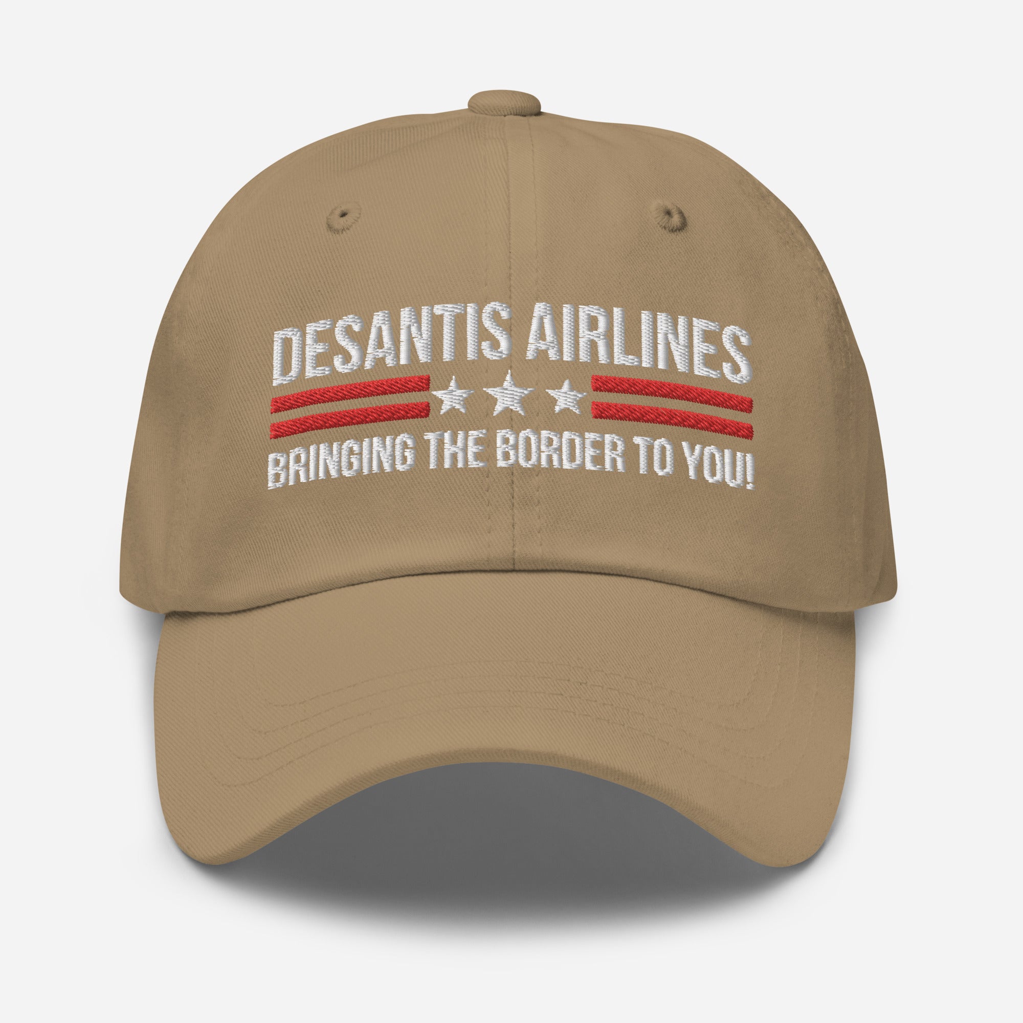 Desantis Airlines Dad Hat, Desantis Airlines Hat, Desantis Airlines Bringing The Border To You, Funny Ron Desantis Hats, Republican Dad Cap - Madeinsea©