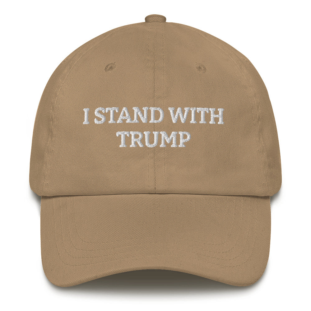 I Stand With Trump Hat, Free Trump Dad Hat, Pro America Cap, Republican Hats, Republican Gifts, Conservative Hat, FJB Baseball Hat - Madeinsea©