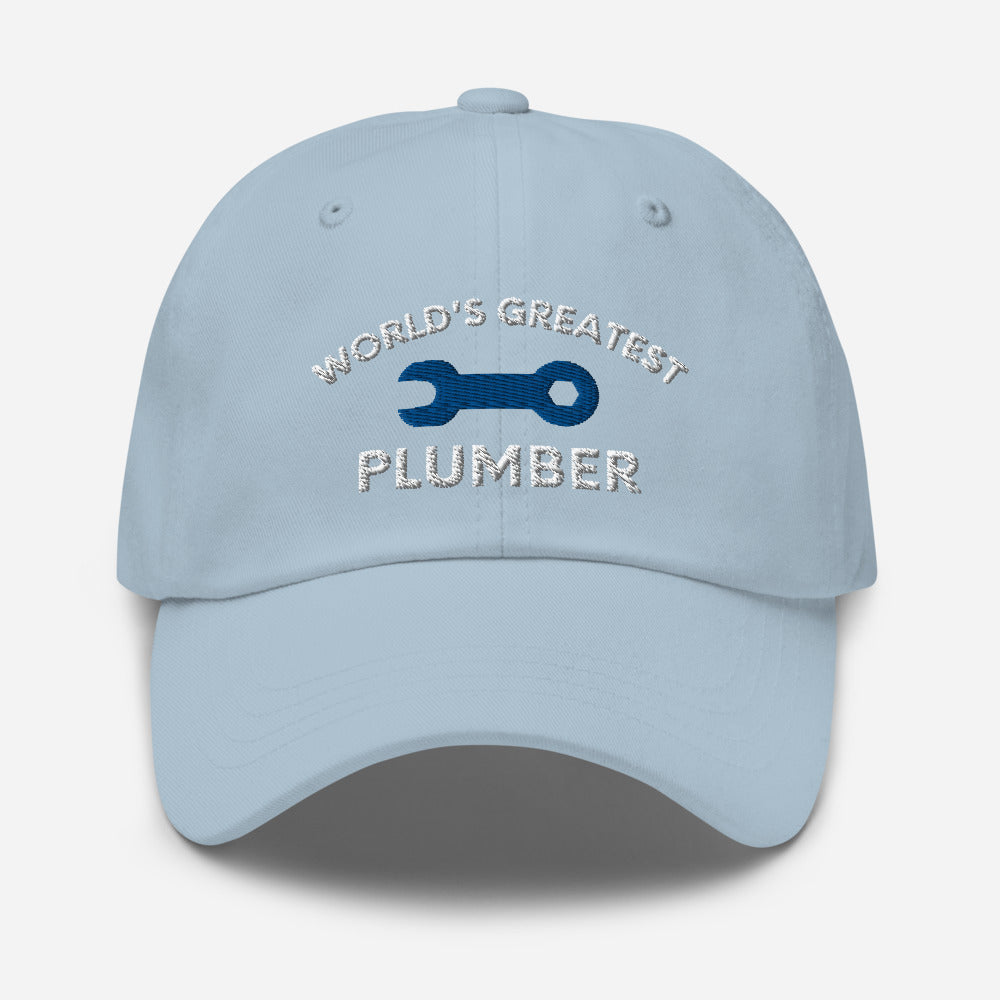 Funny plumber hat, Plumber Dad hat, Funny plumber gift, Plumber birthday gift, Worlds greatest plumber, Funny plumber present, Plumber cap - Madeinsea©