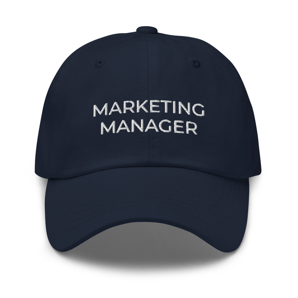 Marketer Hat, Marketing Manager Hat, Marketing Office Hat, Marketing Director Hat, gift for manager, Marketing Manager Dad hat, baseball cap - Madeinsea©