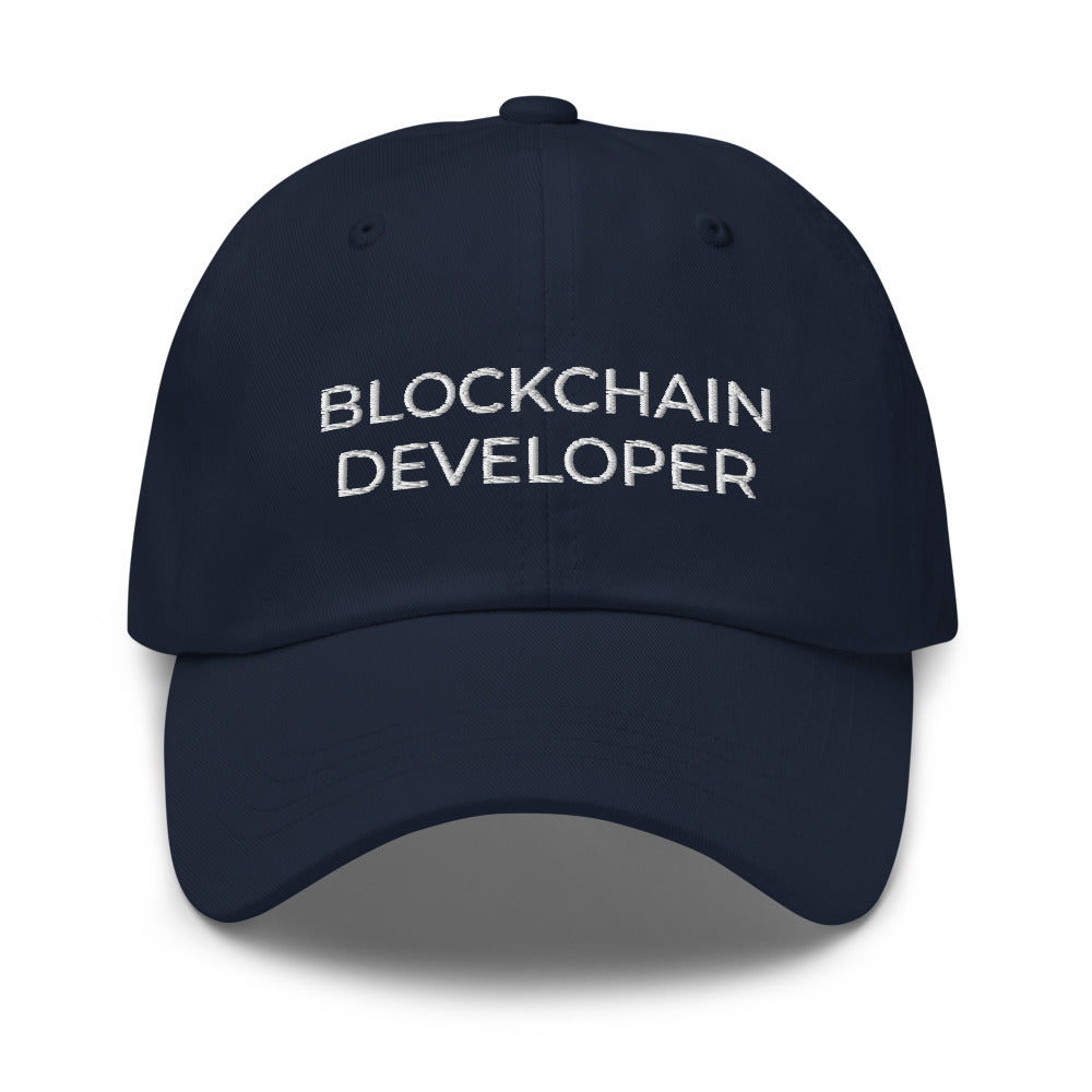 Blockchain Developer Hat, Blockchain Developer Dad hat, Blockchain Developer, Blockchain Developer gift, Blockchain Developer Baseball Cap - Madeinsea©