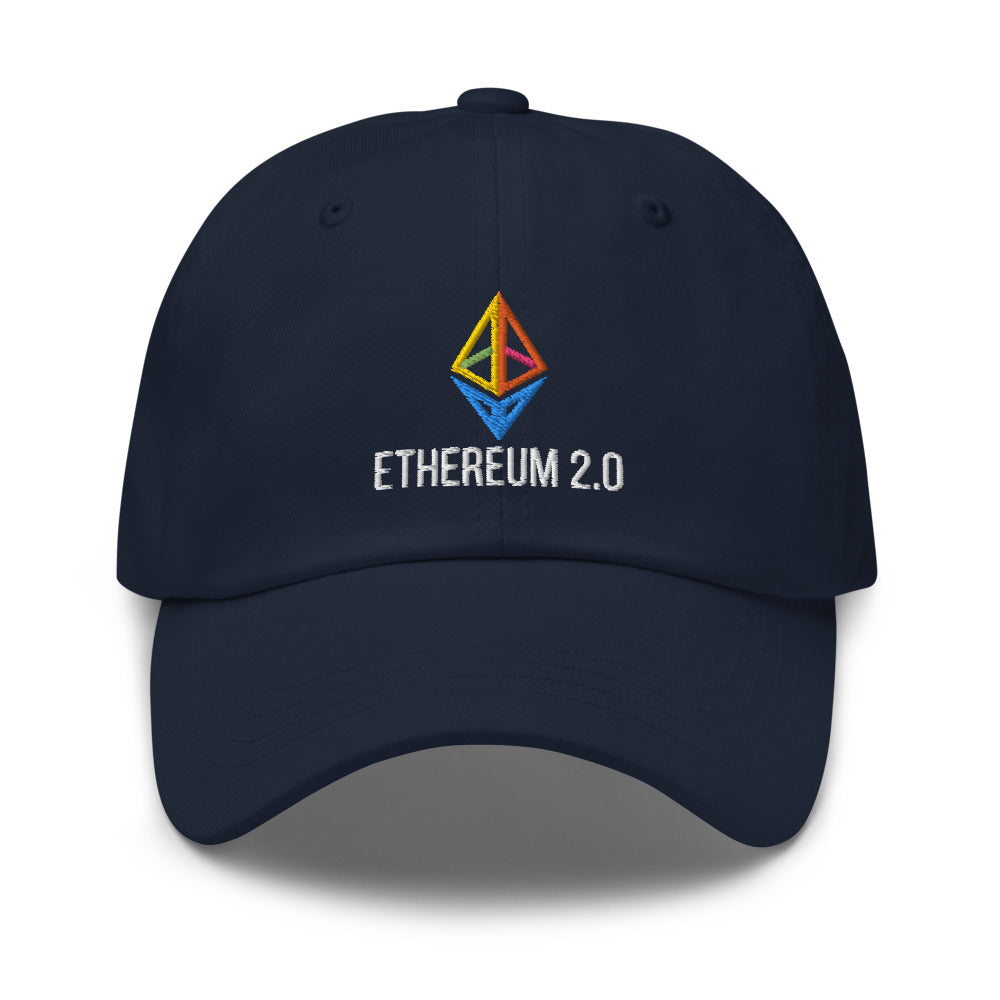 Ethereum 2.0 Hat, Ethereum 2.0, Ethereum 2.0 Cap, Ethereum 2.0 Crypto Hat, Ethereum 2.0 Cryptocurrency, Ethereum 2.0 Logo, Ethereum Dad hat - Madeinsea©