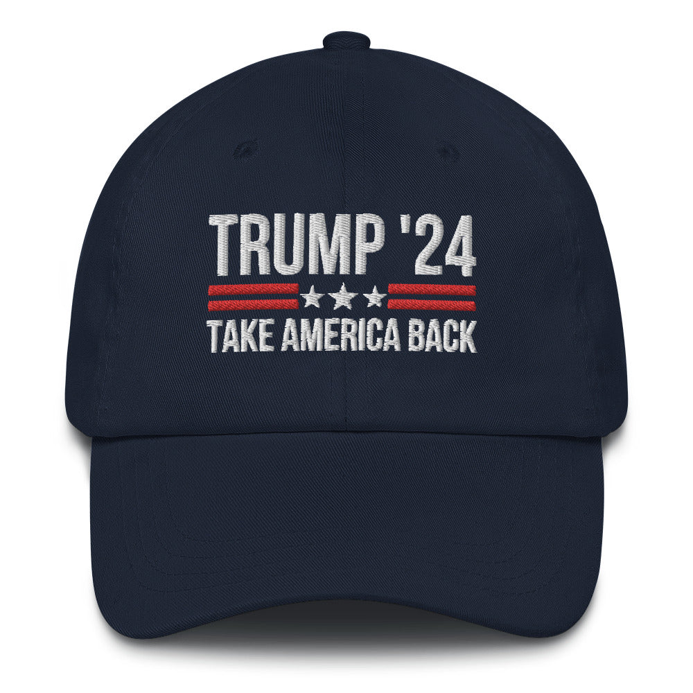 TRUMP 2024 Take America Back Hat, Take America Back Dad Hat, 24 Trump Baseball Cap, MAGA 2024 Hat, Republican Gifts, Conservative Hats - Madeinsea©